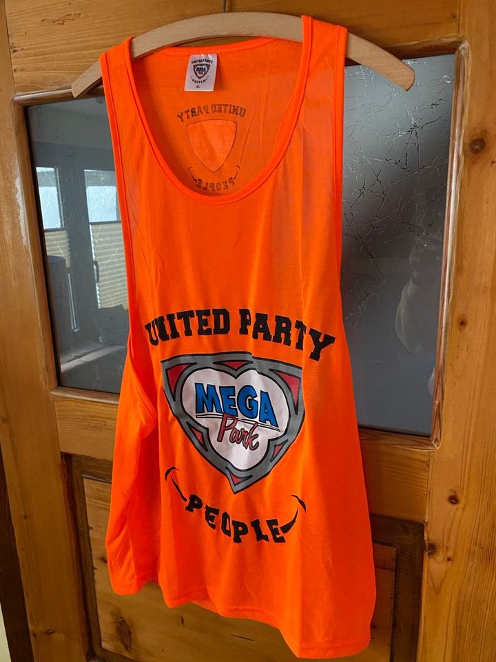 Neue Tank Tops Megapark Mallorca XL neonorgane in Weisel