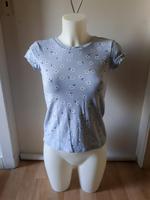 T-Shirt in Größe M von Clockhouse C&A hellblau mit Blumenmuster Hamburg-Nord - Hamburg Barmbek Vorschau