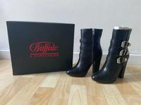 Buffalo Stiefeletten Schnallen Gothic Punk Leder Schwarz 37 | Neu Innenstadt - Köln Altstadt Vorschau
