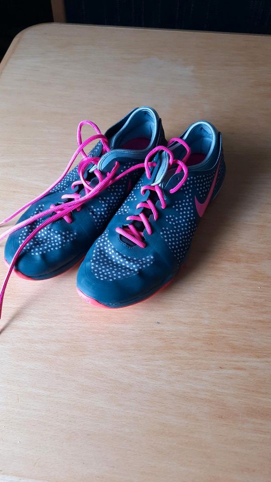 Nike Turnschuhe dual fusion Schuhe grau pink EUR Gr. 42 US  10 in Bischberg