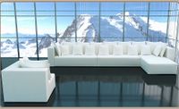 DIAMOND XXL WOHNLANDSCHAFT MODULARES SOFA 4tlg U-FORM LEDER LOOK Kr. München - Unterschleißheim Vorschau