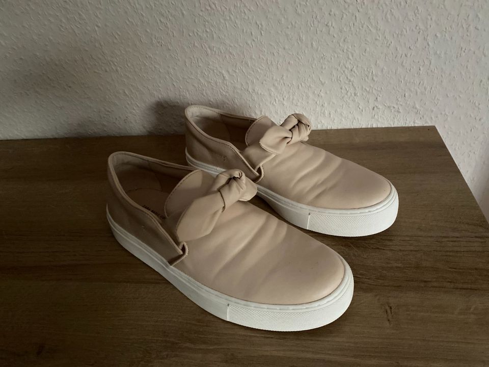 NEU Zara Sneaker Slipper Schuhe Rose Schleife 39 in Hoya