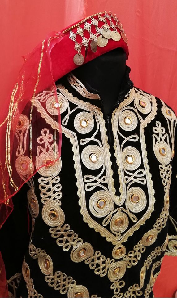 2 Kostüme Orientalisch Arabisch Henna Mutter Kind Kleid Handmade in Duisburg