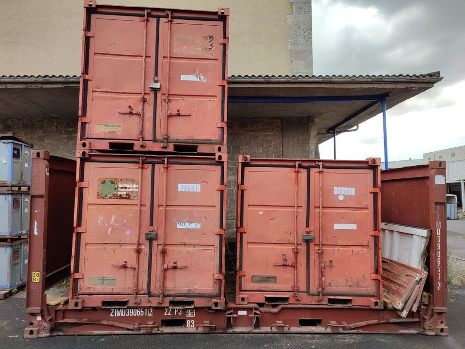 ✅ 8 Fuß Seecontainer, Lagercontainer, Materialcontainer in Würzburg