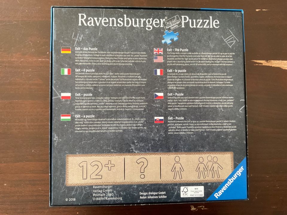 Exit Puzzle von Ravensburger Das Wolfsrudel in Hamburg