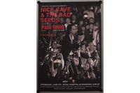 PATTI SMITH + NICK CAVE & THE BAD SEEDS KONZERT POSTER DUBLIN '18 Berlin - Lichtenberg Vorschau