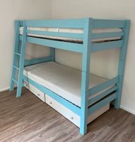 Doppelstockbett Bett Kinderbett hellblau mit Schubladen Berlin - Reinickendorf Vorschau