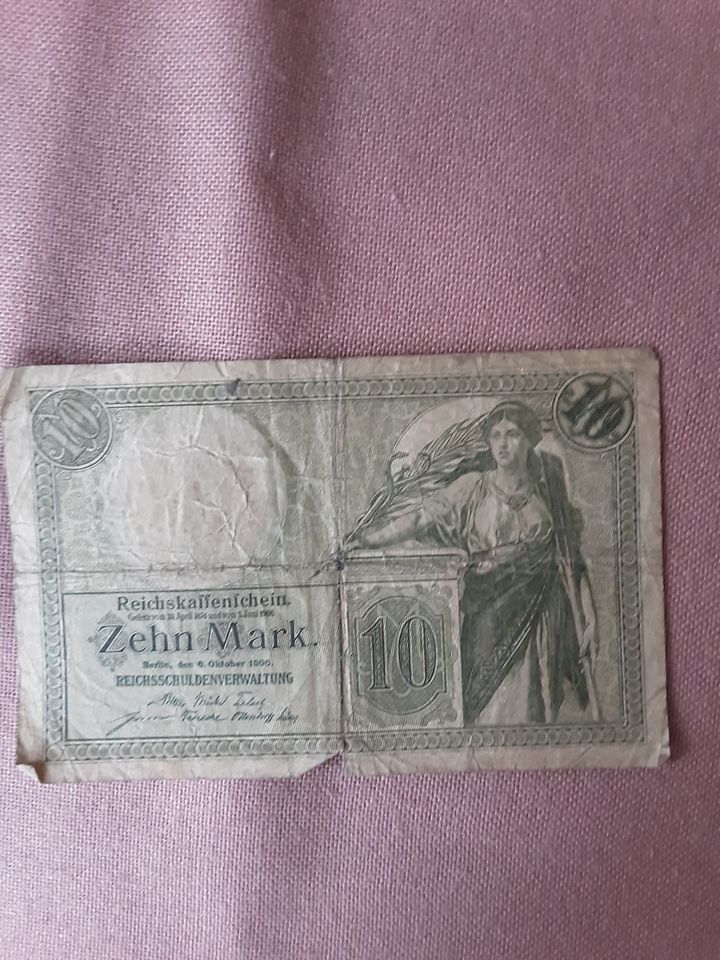 Reichsbanknoten Kassenschein in Bamberg