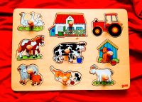 Bauernhof Steck-Puzzle aus Holz mit Griffen Nordrhein-Westfalen - Paderborn Vorschau