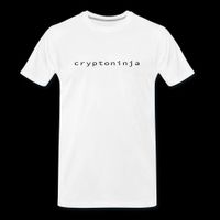 cryptoninja T-Shirt weiß-schwarz v2; Gr. L Krypto Bitcoin Bayern - Bobingen Vorschau