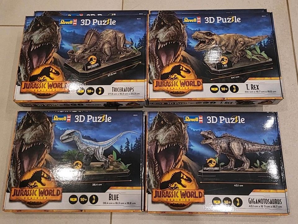 Jurassic World 3D Puzzle Dinoraurier Set in Nördlingen