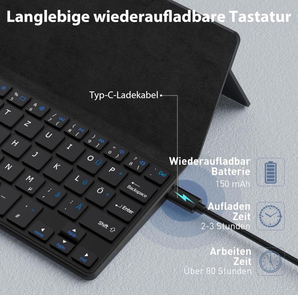 iPad Mini 6 64GB Violett WiFi inkl. Tastatur in Hamburg