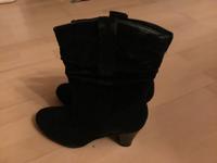 Stiefeletten Damen, Wildleder, Gr. 39, wenig getragen Bayern - Hemhofen Vorschau