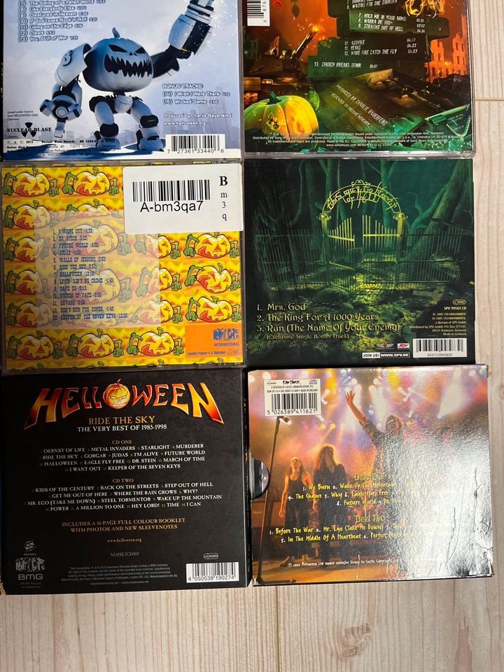 Helloween CD Sammlung , 18 Stück in Rosenthal am Rennsteig