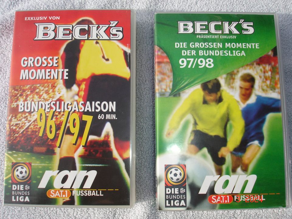 Fussball Bundesliga RAN Saison 1996/97+1997/98 Video BVB Bayern in Senden