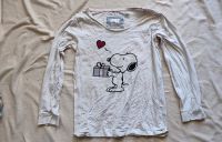 Snoopy - Peanuts, Pullover Mädchen/Damen H&M Gr.L weiß bildmotiv Brandenburg - Schwedt (Oder) Vorschau