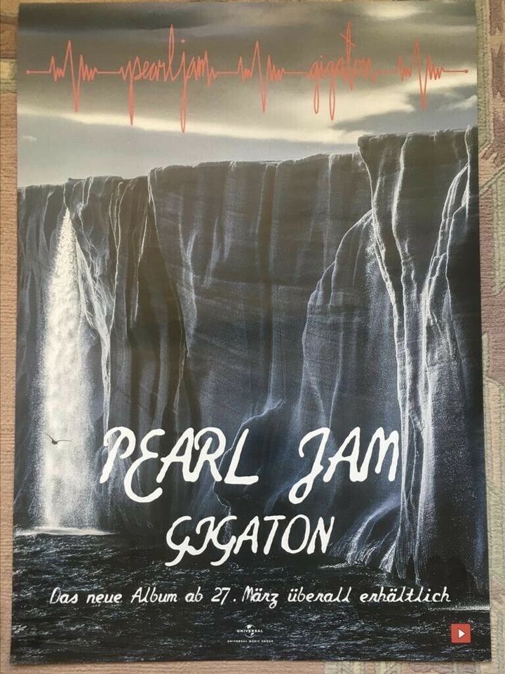 Pearl Jam Poster zur neuen CD in Bremen