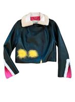 Original Fendi Lederjacke, Gr I 38, Lammfell, Nerz Nordrhein-Westfalen - Meerbusch Vorschau