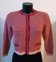 INTREND by MAX MARA Strickjacke 34/36 Streifen rot/rosa Berlin - Wilmersdorf Vorschau