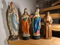 4 HEILIGENFIGUREN GIPS ALT ANTIK ANTIQUITÄT RAR DEKO HEILIG MARIA Bayern - Kumhausen Vorschau