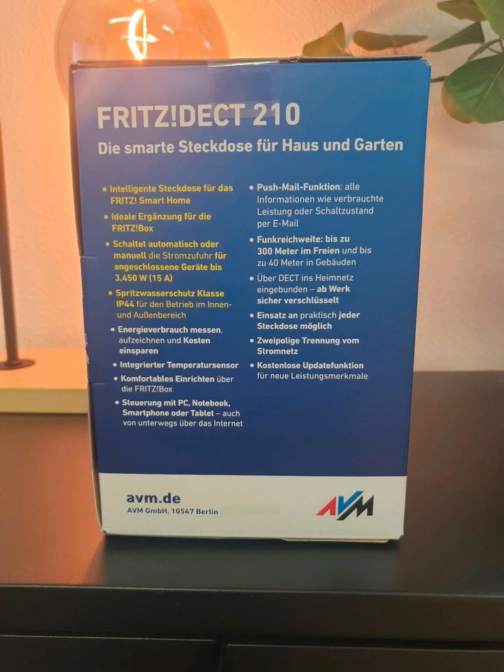 Smart Home Steckdose Fritz!Dect 210-  Für Haus und Garten NEU in Mülheim (Ruhr)