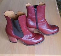 VERO CUOIO Gr. 38 italienische Stiefeletten weinrot Baden-Württemberg - Weinstadt Vorschau