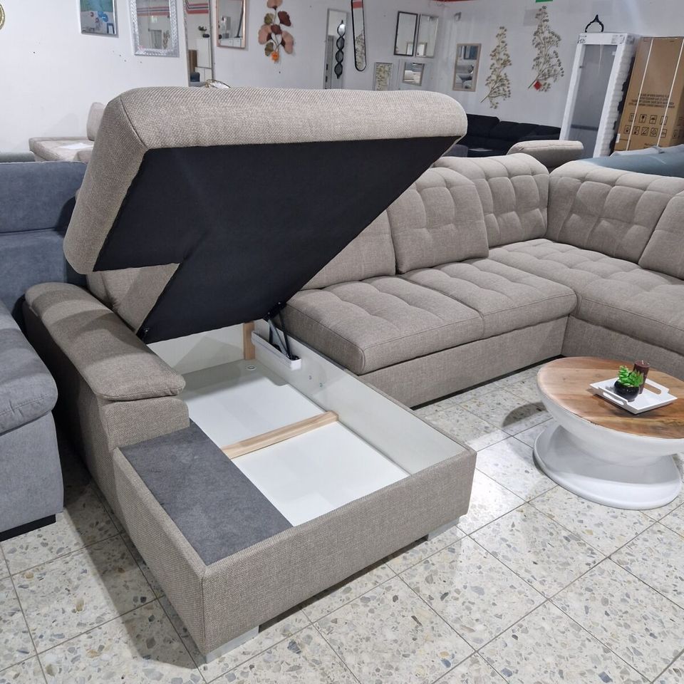 Wohnlandschaft XXL Sofa Polstermöbel Polstergarnitur Sofa Couch in Beelen