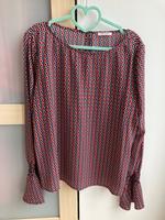 Orsay Langarm Bluse Blickfang rot blau weiß 38 M NEU Bayern - Augsburg Vorschau