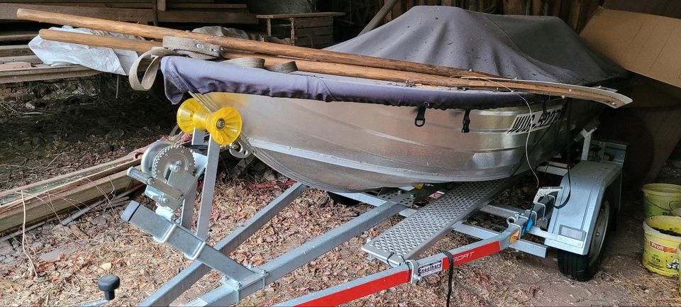 Angelboot Kimple Catch 300 Aluminium Bass Boat inklusive TEMA Tra in Windsbach