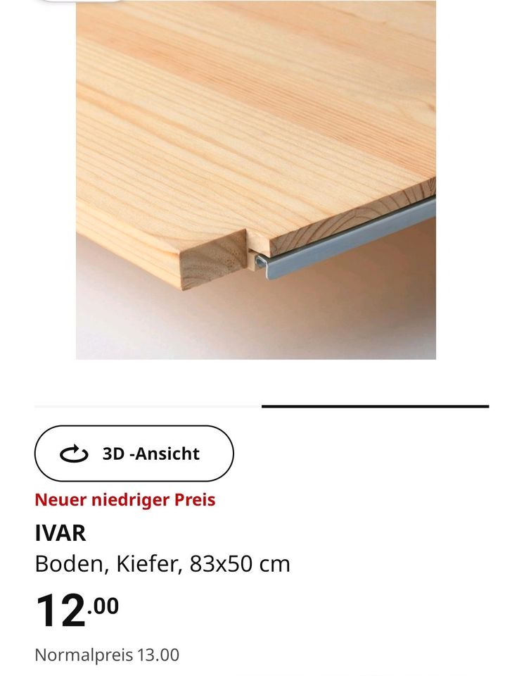 2x neue Ikea IVAR Böden 80x53 in Aachen