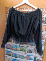 Langarm Bluse mit Glitzer von H&M, Gr. 36 Hessen - Gießen Vorschau