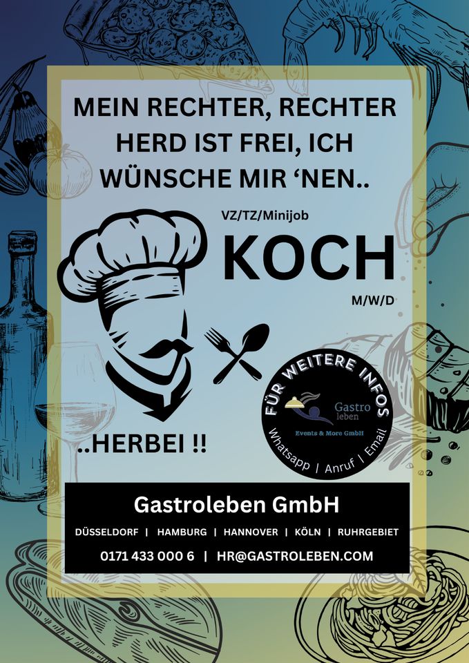 Köche m/w/d für die EM in NRW + HH gesucht! in Hamburg