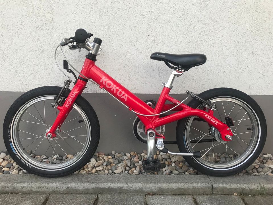 Kinderfahrrad 16 Zoll KOKUA SRAM-Automatix Like to Bike rot in Keltern