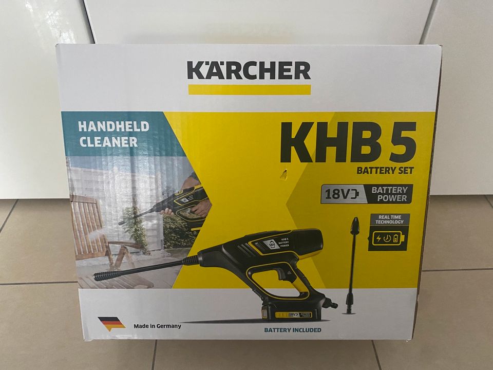 Kärcher KHB 5 Hochdruckreiniger Battery-Set Mitteldruck 24bar NEU in  Schleswig-Holstein - Neumünster | Heimwerken. Heimwerkerbedarf gebraucht  kaufen | eBay Kleinanzeigen ist jetzt Kleinanzeigen