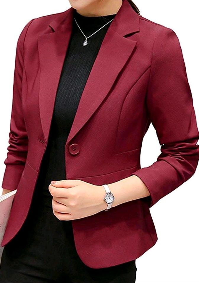 Damen Blazer Slim Fit - weinrot - Gr.L ( Gr.M ) *NEU* in Leipzig