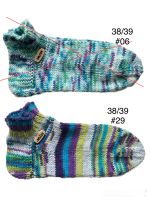 #29 gestrickte Sneaker Socken Gr. 38 39 ** 75% Schurwolle Niedersachsen - Boffzen Vorschau