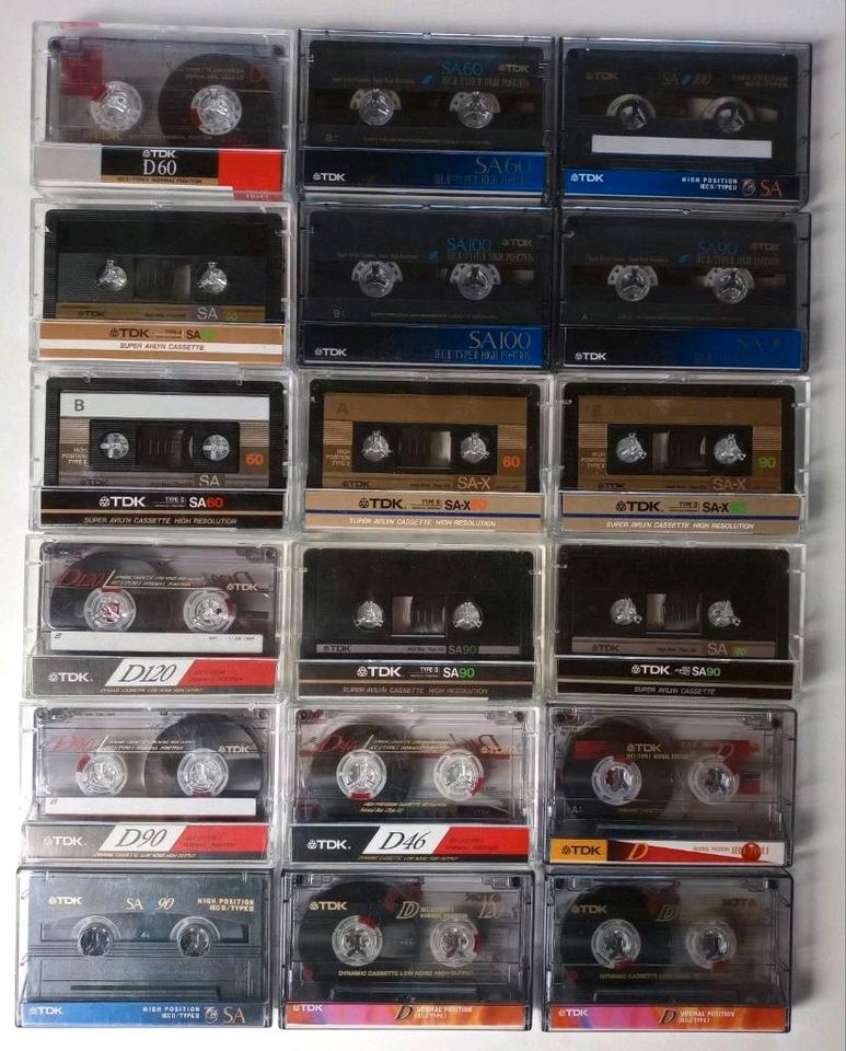 TDK Audiokassetten Cassetten Einzelverkauf in Ostercappeln