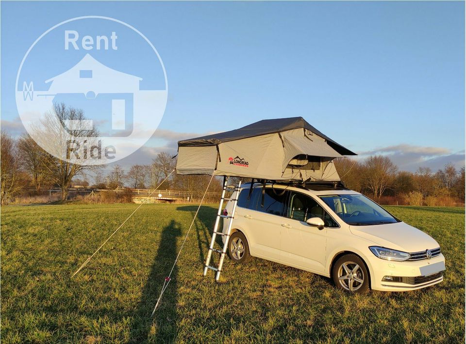 Dachzelt zu vermieten! Camping mit dem Auto und dem Longroad 120! in Elmshorn