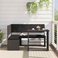 Gartensofa Tisch Kissen Gartenmöbel Sofa Ecksofa Poly Rattan Hessen - Weilburg Vorschau