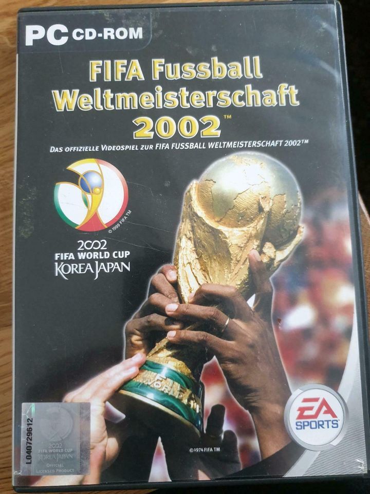 PC Spiel Fifa Fußball Weltmeisterschaft 2002 in Hamburg