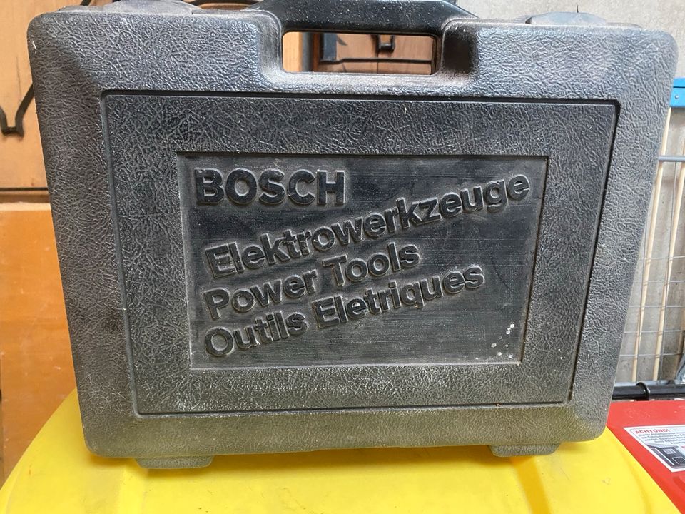 Koffer Maschine Maschinenkoffer schwarz vintage Bosch Kunststoff in Hamburg