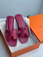 Hermès Hermes Oran Sandalen Pink (Rose Magenta) 39 NEU Frankfurt am Main - Westend Vorschau