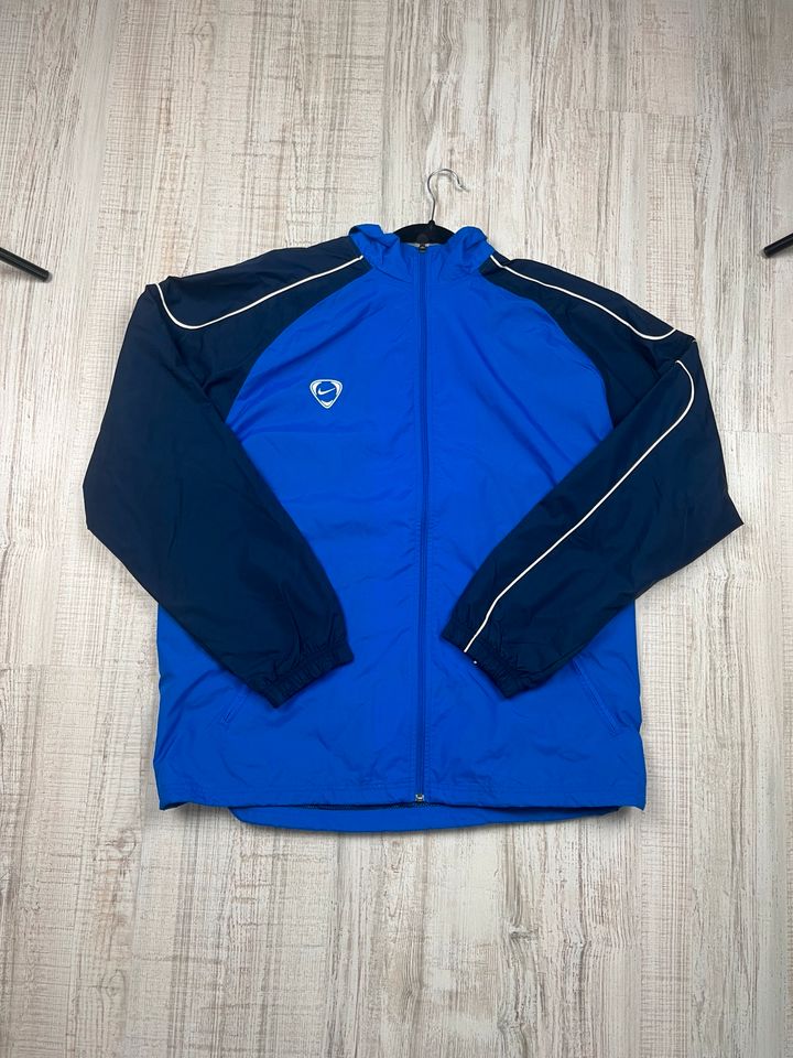 Nike Vintage Jacke Blau Größe XXL in Hohenpeißenberg