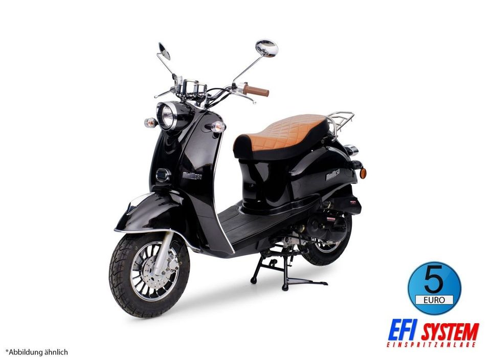 MiniMe Schwarz 50ccm 45 km/h Retro Motor Roller Scooter Moped in Berlin -  Tempelhof | Motorroller & Scooter gebraucht | eBay Kleinanzeigen ist jetzt  Kleinanzeigen