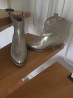 Sommer Cowboy Stiefeletten Gold metallic echtes Leder NEU Berlin - Tempelhof Vorschau