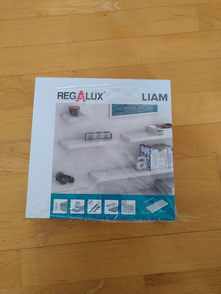 Regalux LIAM schwebendes Regal, weiss, NEU 23,5*23,5 in München