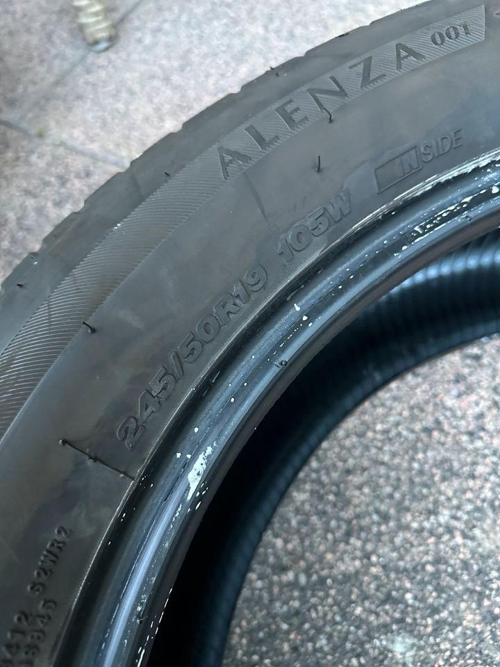 4x Bridgestone Alenza Sommerreifen 225 50 19 105W in Winnenden