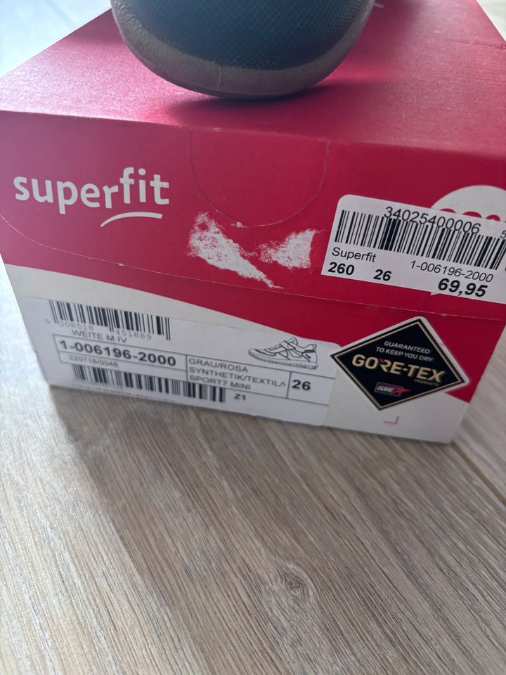 Superfit Schuhe Größe 26 in Voerde (Niederrhein)