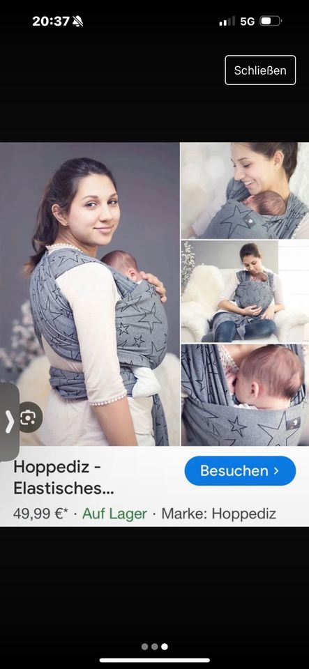 Tragetuch / hoppediz / babytrage in Herne