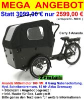 Elektro Transportfahrrad Vogue Carry Hydr. 8 Gang schwarz Nordrhein-Westfalen - Emmerich am Rhein Vorschau